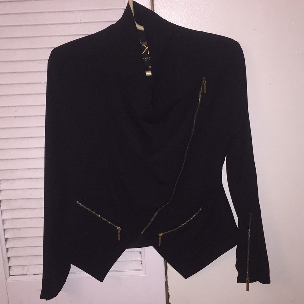 Black thin coat