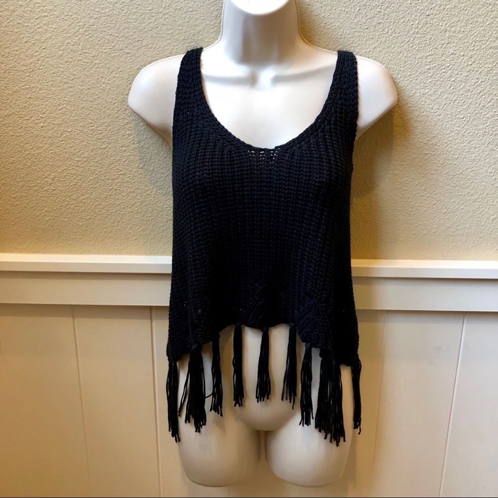 Free flowing boho Mistic Prysm knitted tank top