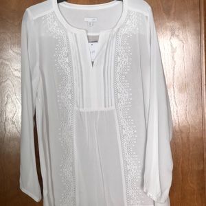 J.Jill white tunic