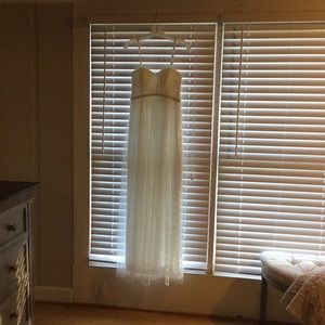 Strapless wedding gown size 2