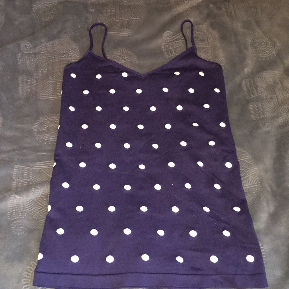 Polka dot tank top