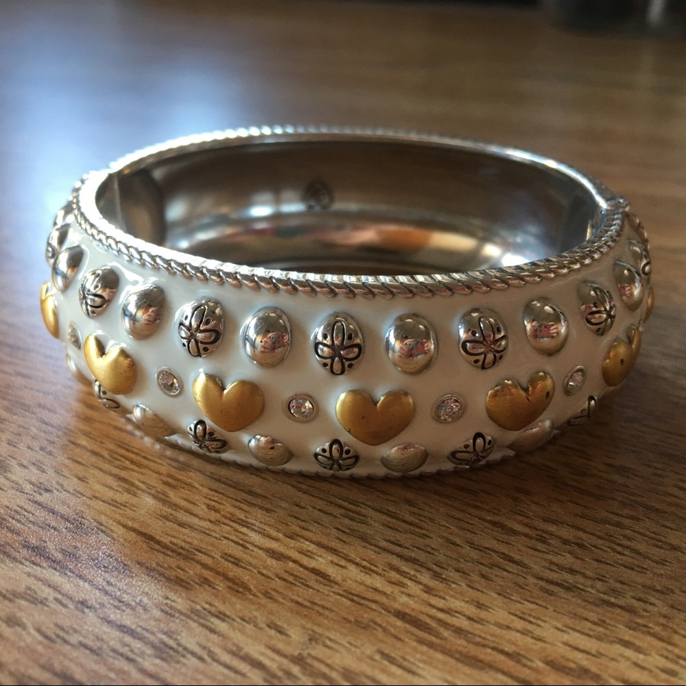 Gold and Silver Brighton Bangle Bracelet