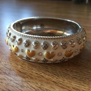 Gold and Silver Brighton Bangle Bracelet
