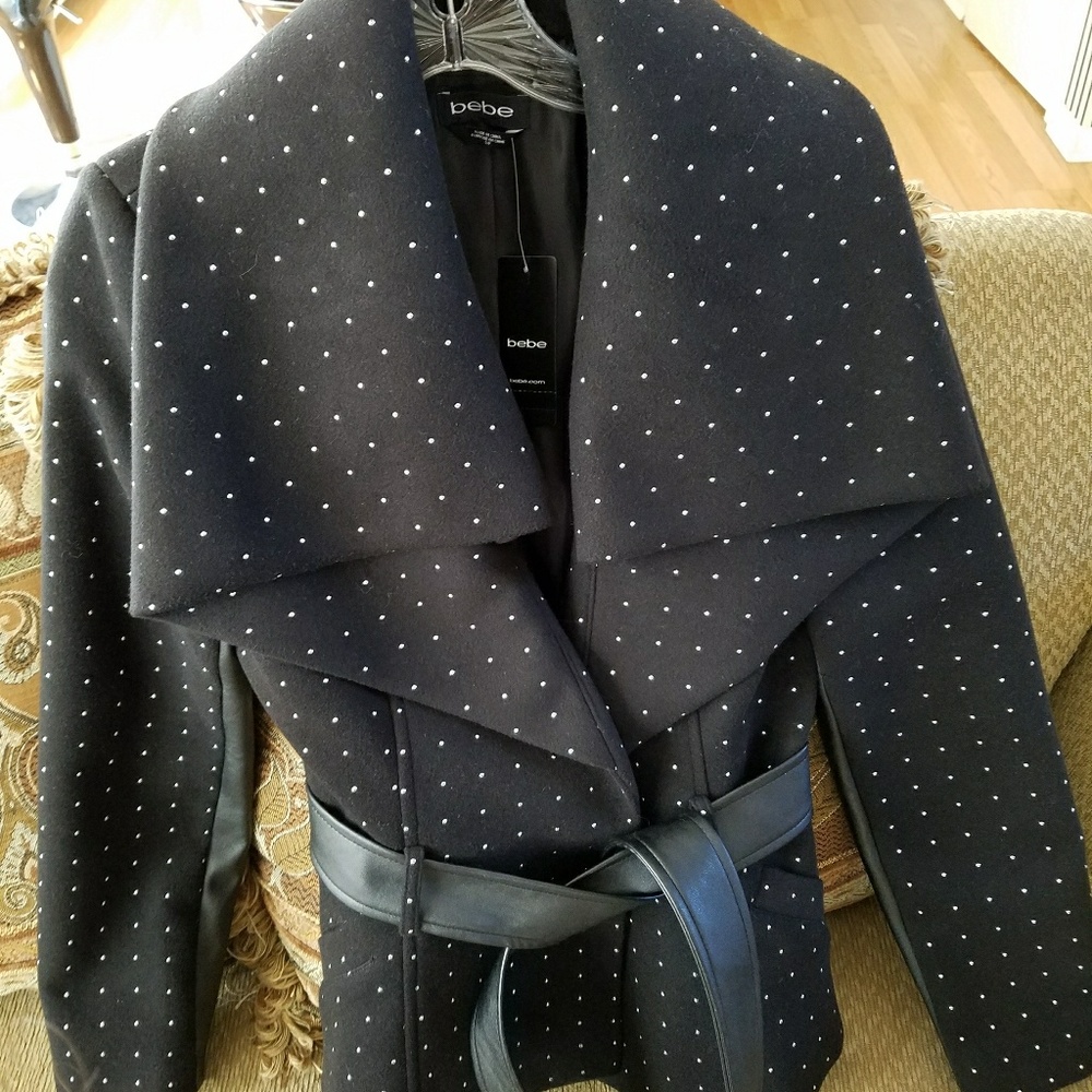 Black Bebe Coat Size S