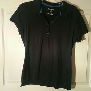 Large Old Navy navy blue short sleeve polo