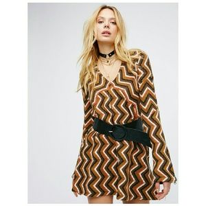 FP Rhiannon Chevron Dress