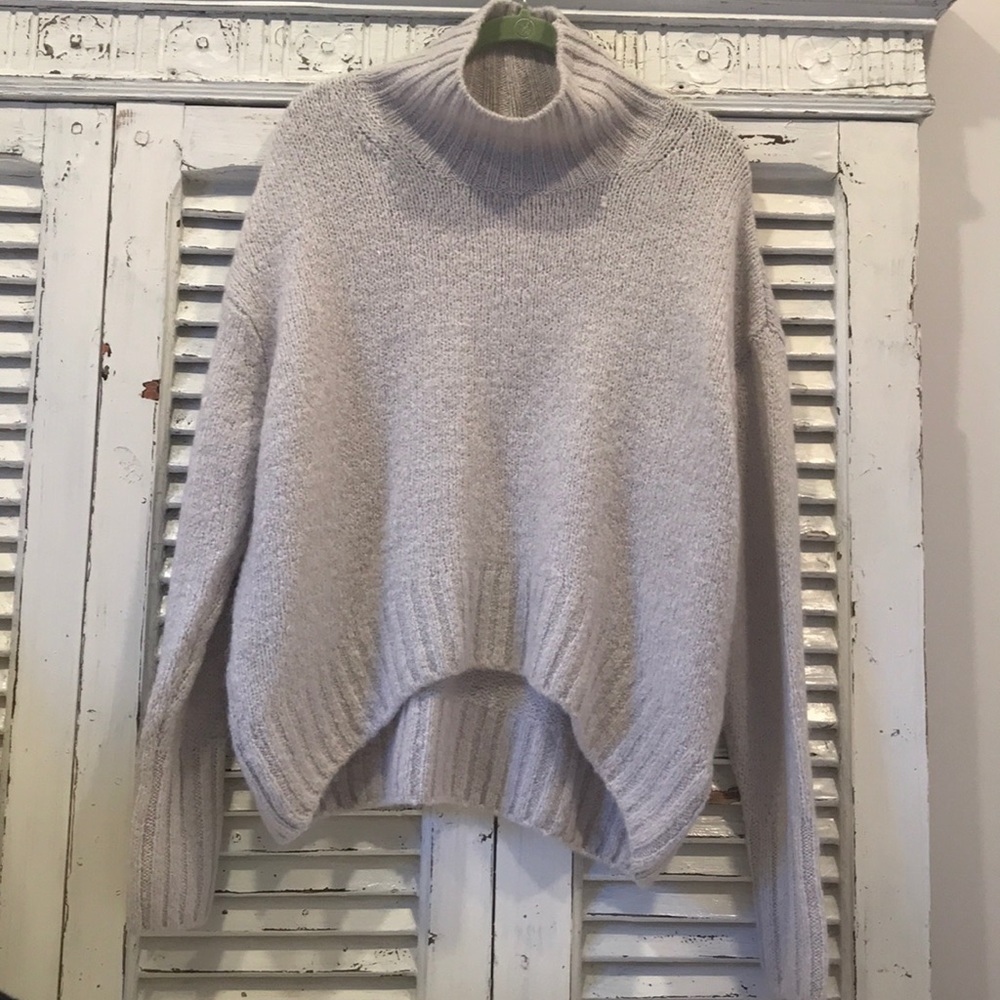 Slouchy dolman sleeve sweater