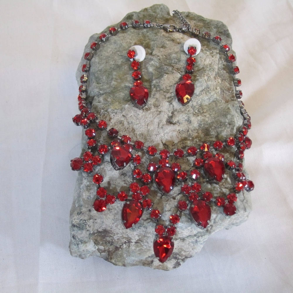 Costume Necklace and Earrings