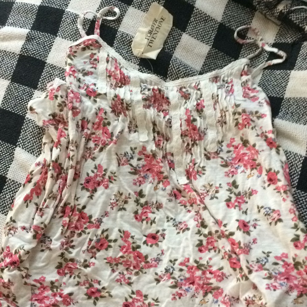 Floral tank top