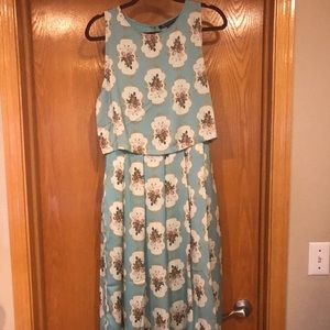 Anthropologie Pankaj & Nidhi Mirror Image Dress