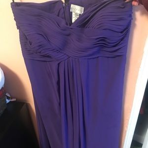 Purple bridesmaid dress