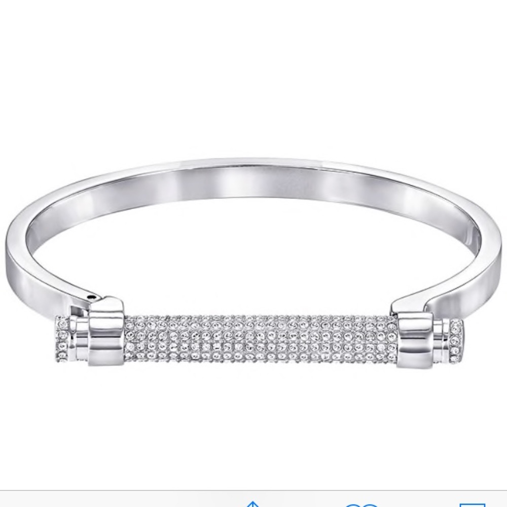 Swarovski friend bracelet size Large silver