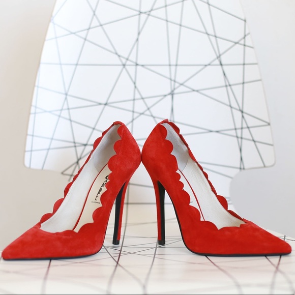 Jeffrey Campbell Shoes - Jeffrey Campbell Scallopini Suede Pumps!