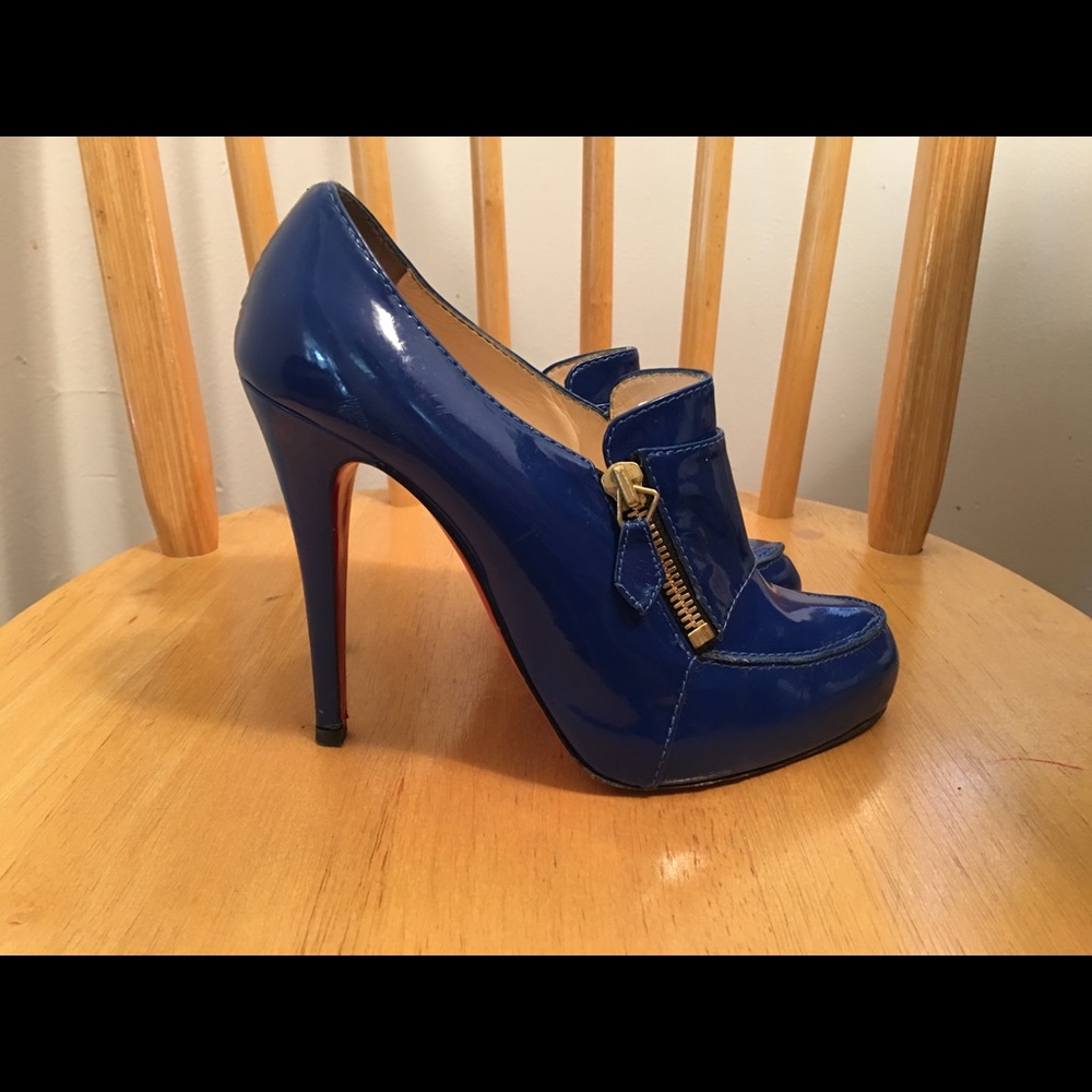 Christian Louboutin Lapono 120mm Patent Ankle Boot