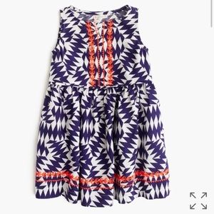 Crewcuts Girls' sleeveless dress in geo pop
