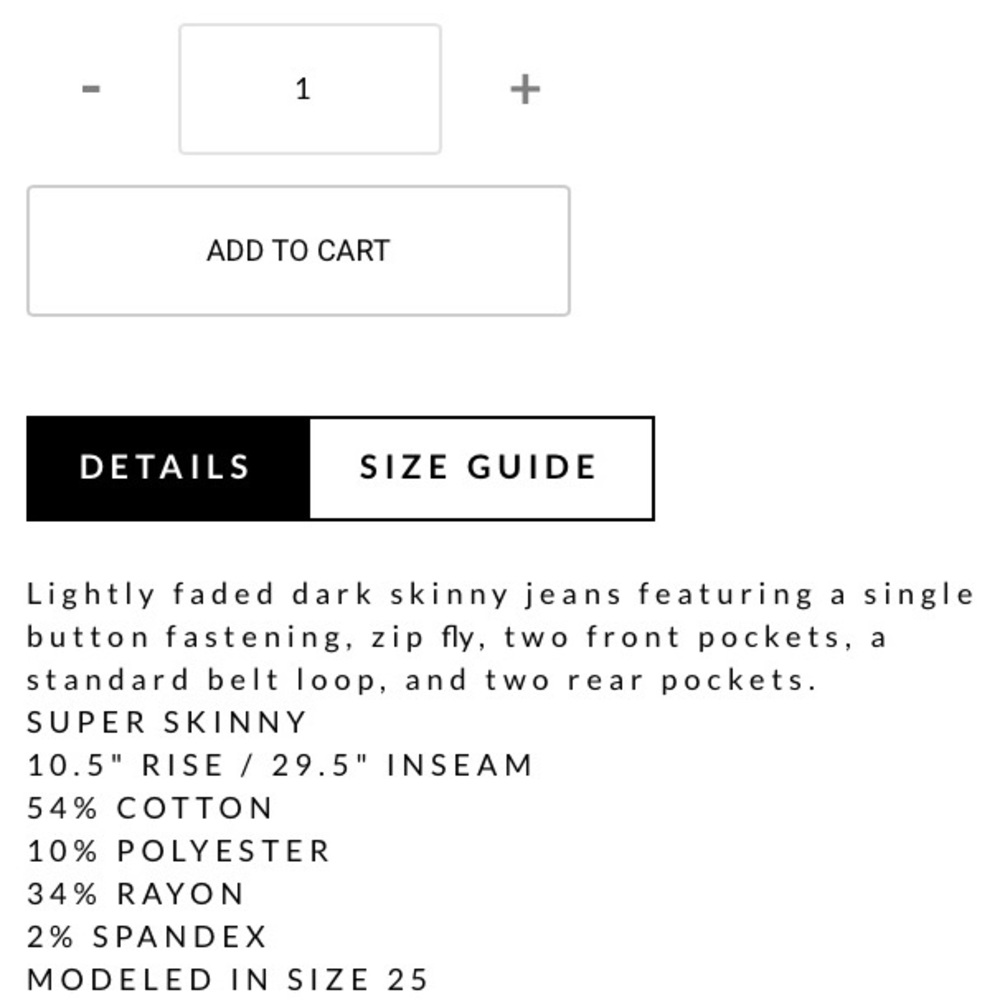 Last 2! Size 28, 31 KanCan Skinny Jeans - Picture 5 of 6