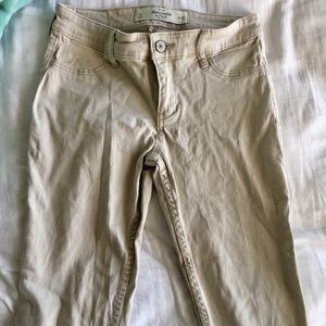 Beige jeggings