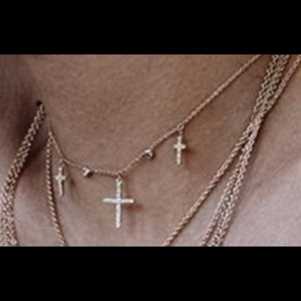 Jacquie Aiche cross choker - Picture 2 of 2