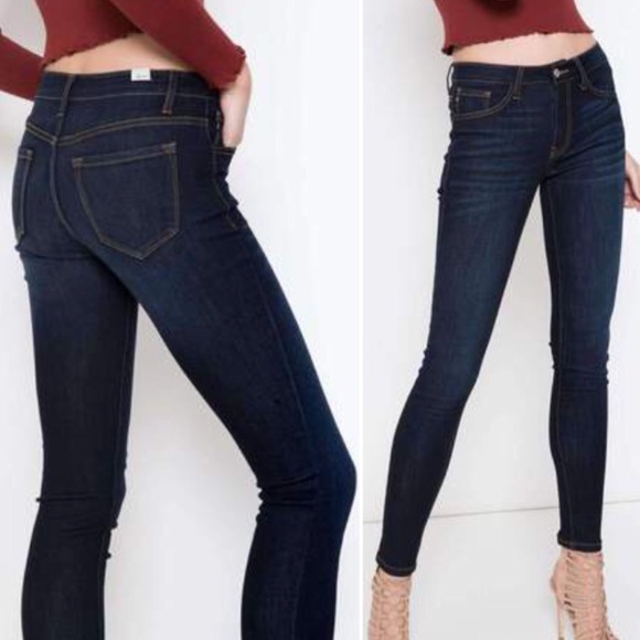 Last 1! Size 27 KanCan Dark Skinny Jean - Picture 3 of 4