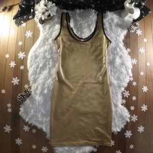 Gold Disco Bodycon Dress