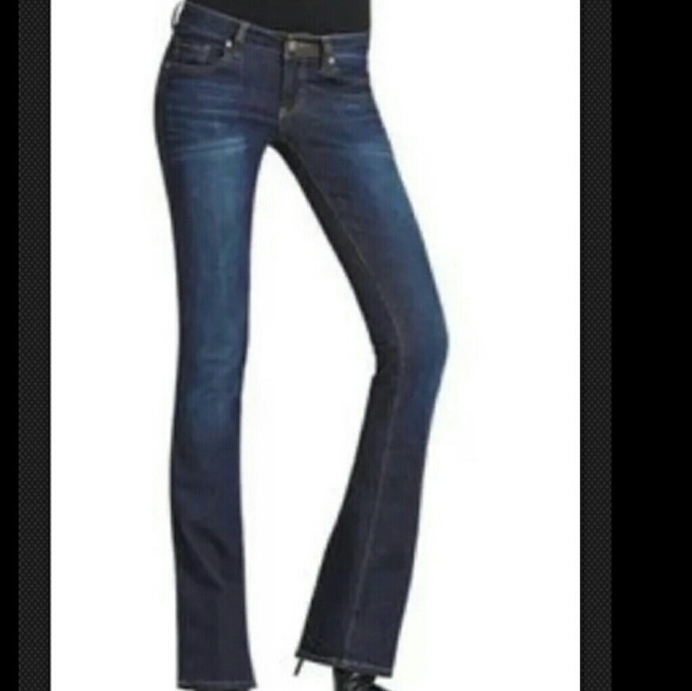CAbi 967R Baby Boot Cut Jeans Dark Wash SZ 4