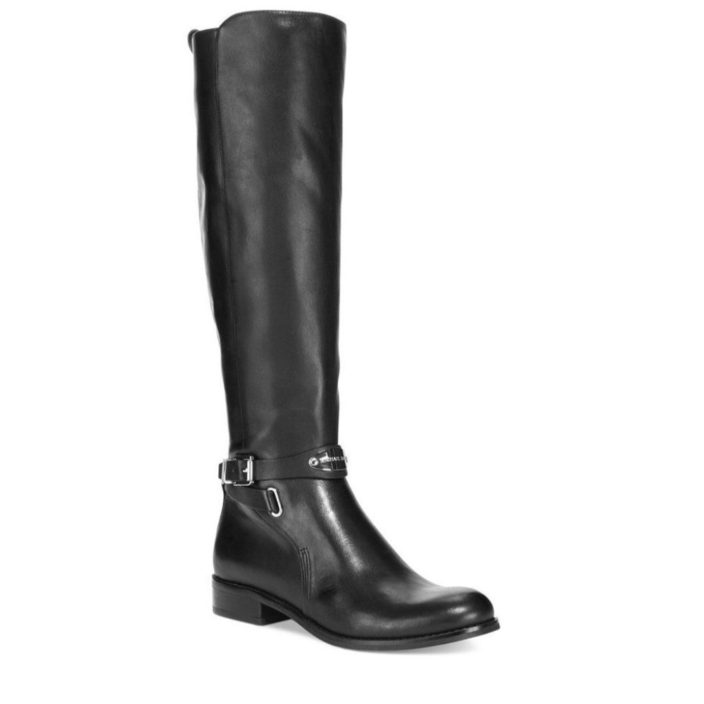Michael Kors Leather “Arley” Riding Boots