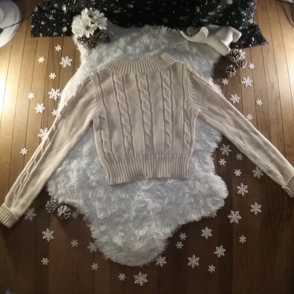 Anthropologie Cropped Sweater