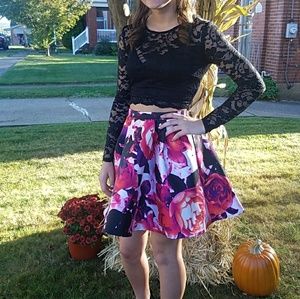 2 piece Homecoming dress