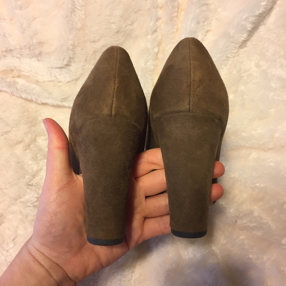 Franco Sarto Genuine Suede Pumps - Picture 4 of 4