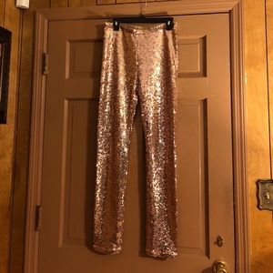 Gianni Bini Rose gold Leggings