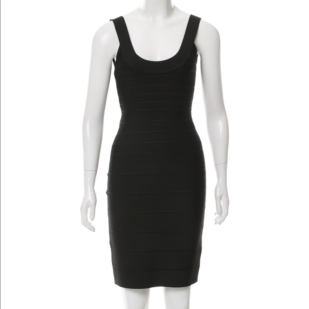Herve Leger LBD scoop neck XS - Picture 2 of 7