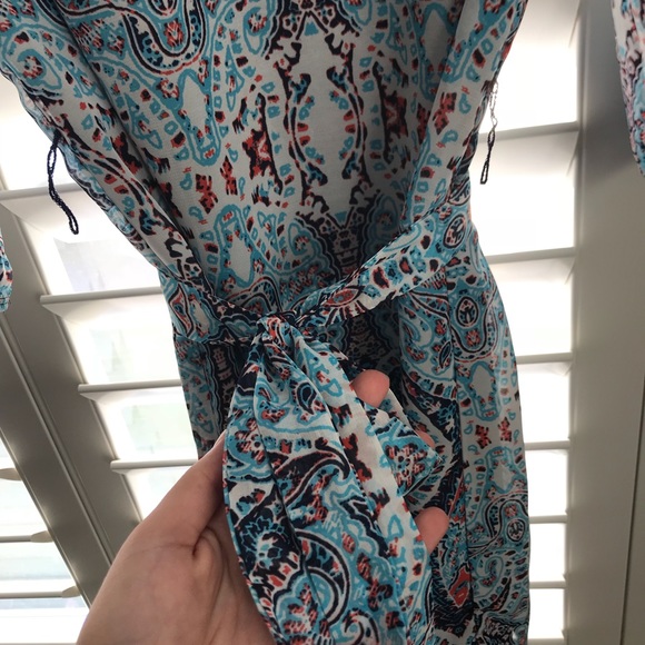 Blue Patterned Dress - Picture 2 of 3