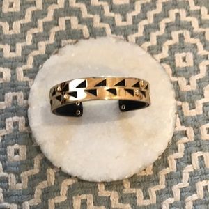 Stella & Dot gold and black cuff
