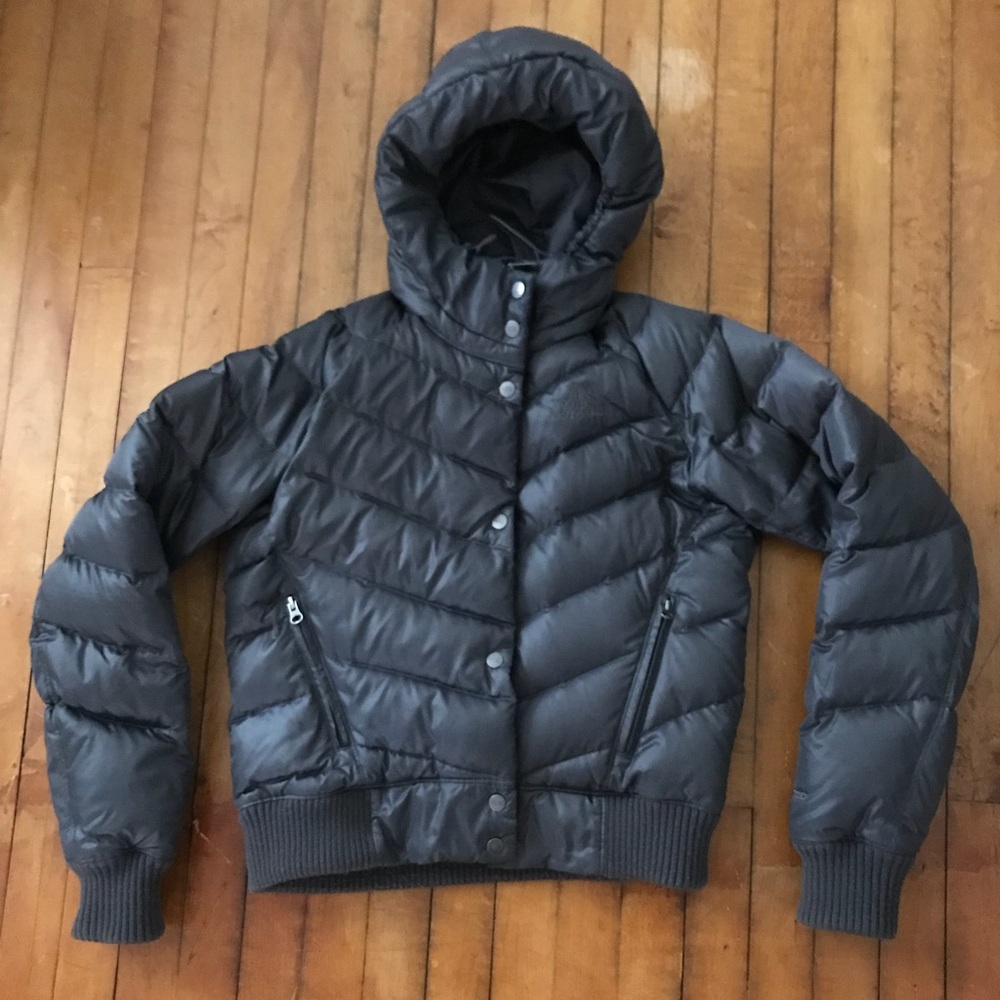 Charcoal grey women’s North Face jacket