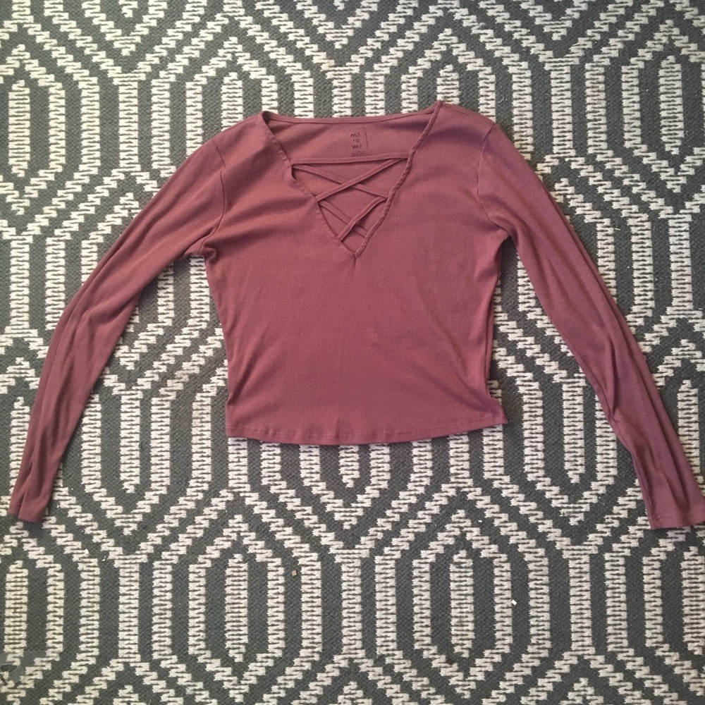 MAUVE CROP TOP