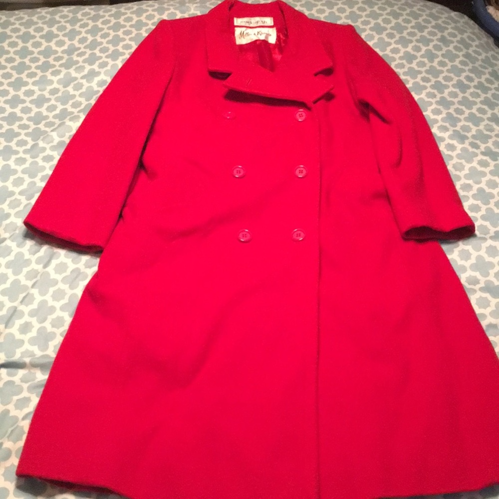 Vintage Double breasted coat.  I believe a size 10 - Picture 3 of 9
