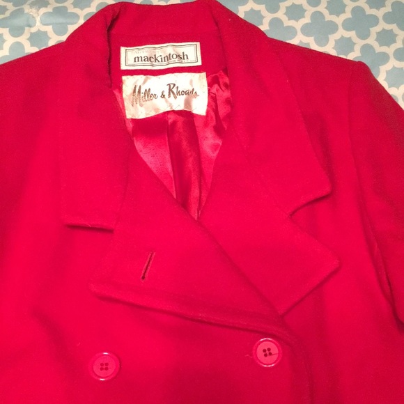 Vintage Double breasted coat.  I believe a size 10 - Picture 4 of 9