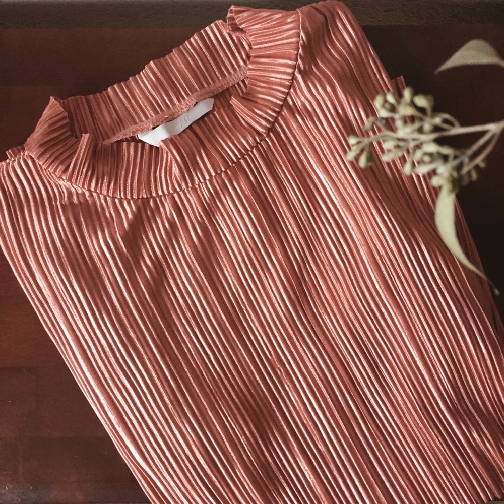 Silky long sleeve top