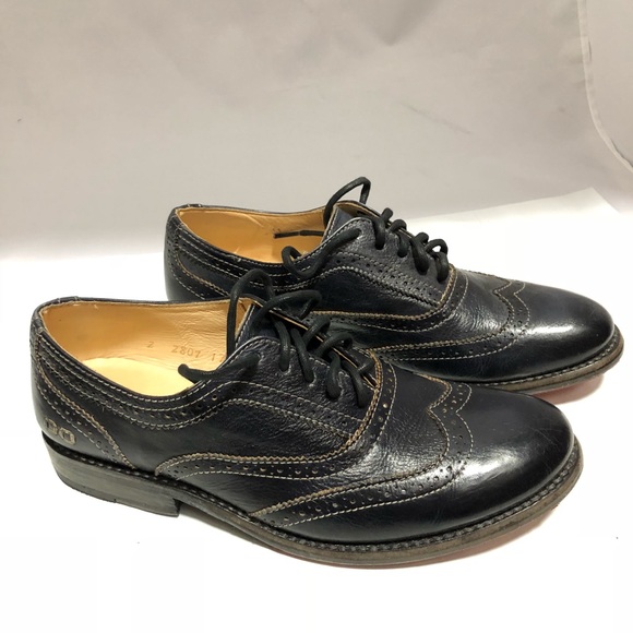 NEW Bed Stu Women's Lita Oxford Shoe, Navy Rustic - Picture 2 of 5