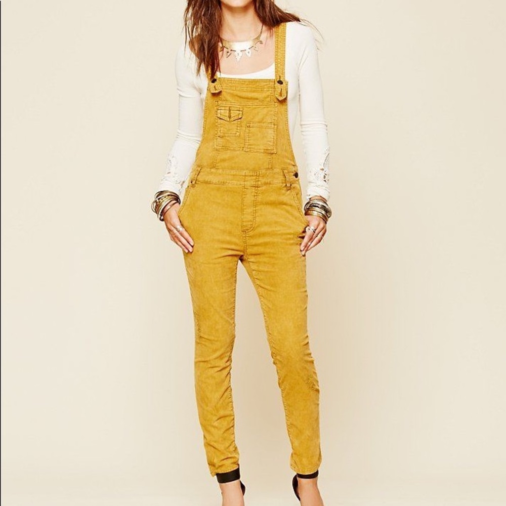 Free People Into The Woods Overalls
