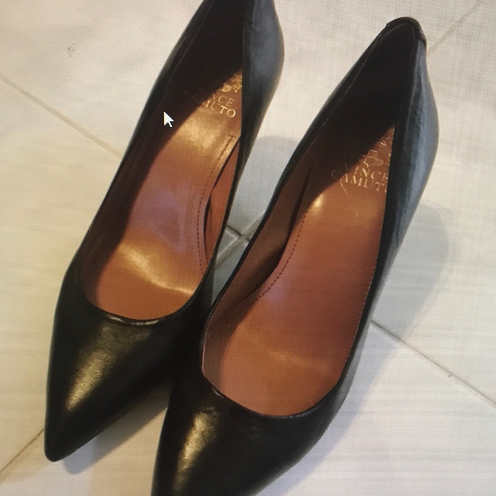 Sexy Vince Camino sold leather heels 8.5 comphy