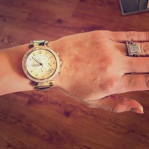 Gold Michael kors women's watch