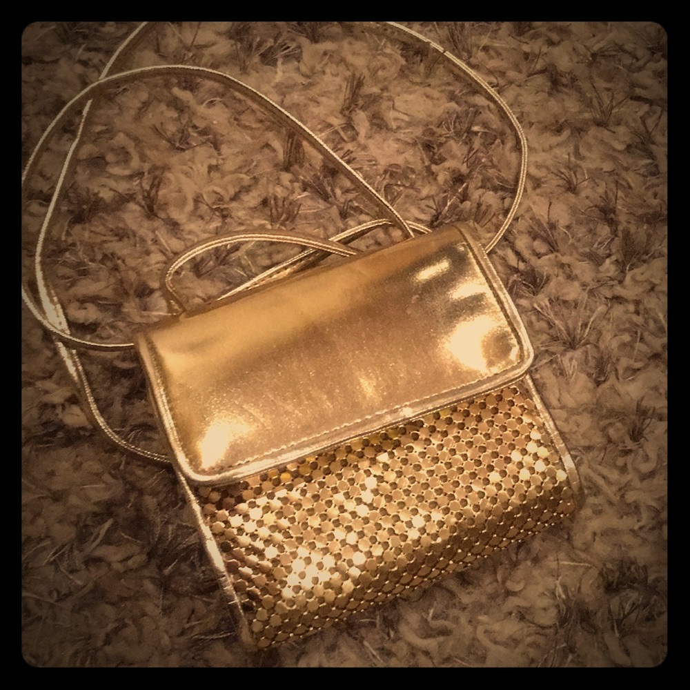 Metallic Gold clutch