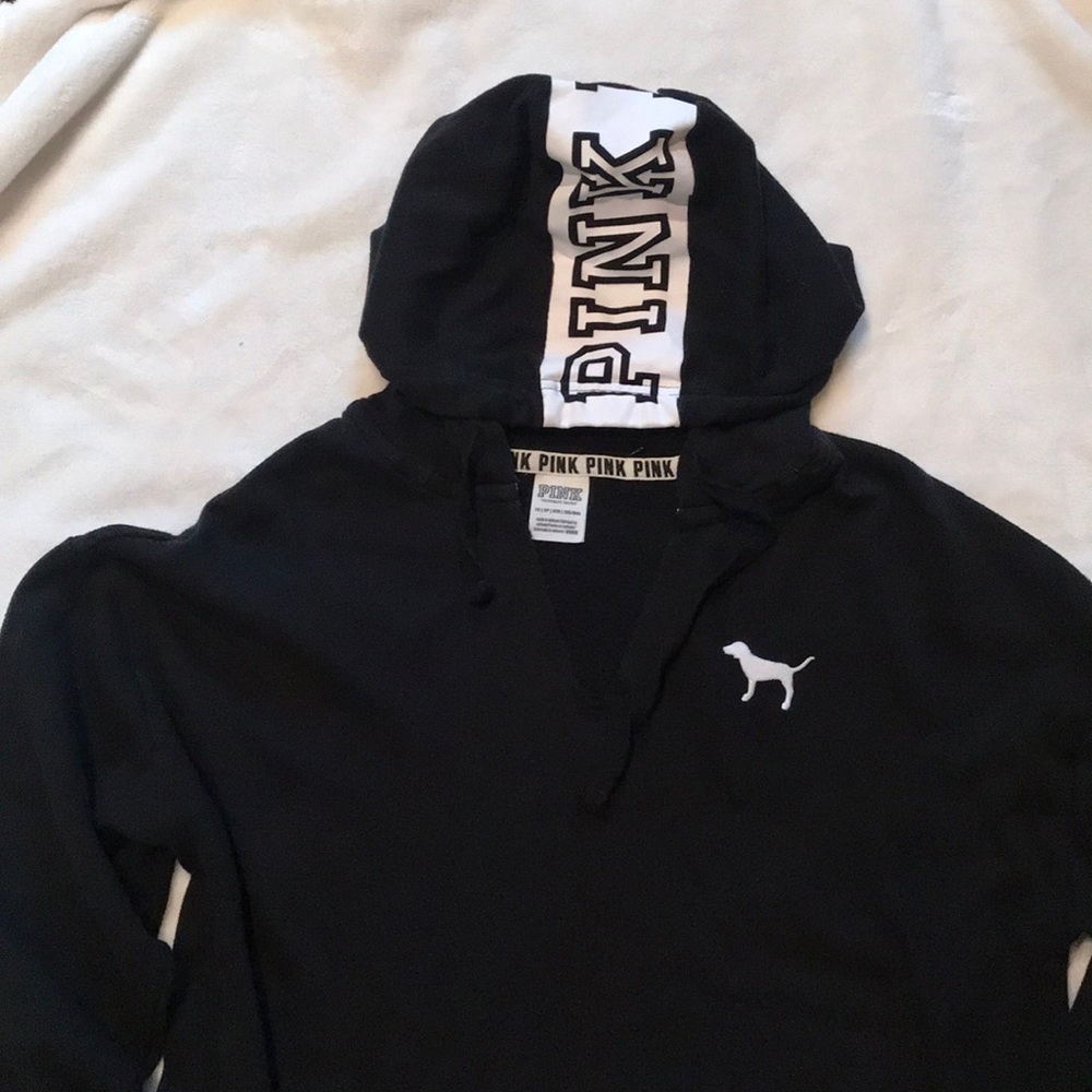 Black Victoria Secret Pink Hoodie