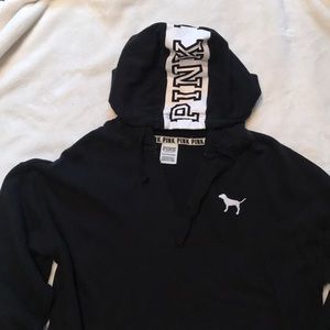 Black Victoria Secret Pink Hoodie