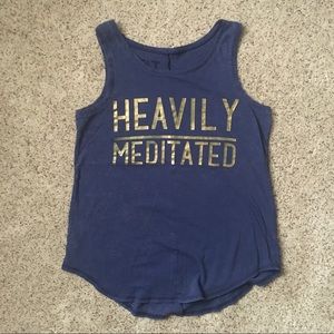 Heavily Meditated tank top