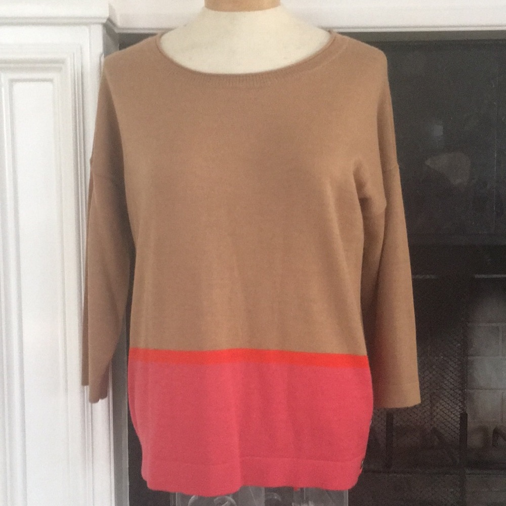 Loft tri-color sweater/Blouse