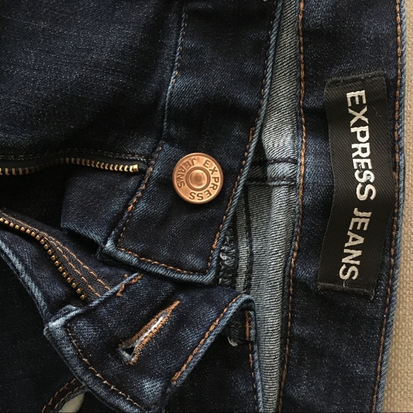 Express Skinny Dark Wash Jeans - Picture 5 of 8