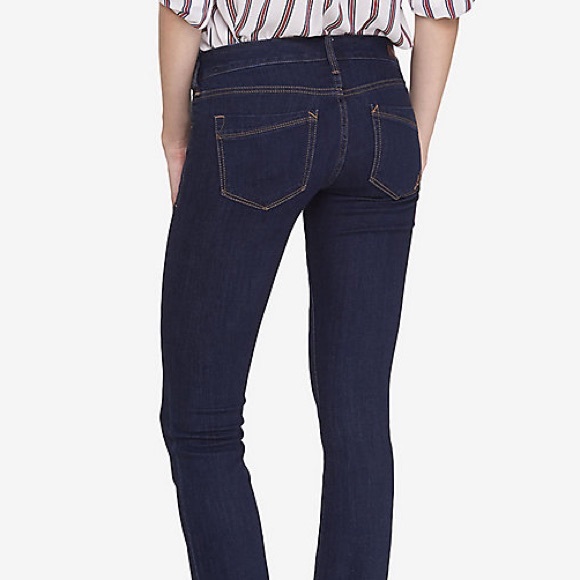 Express Skinny Dark Wash Jeans - Picture 2 of 8