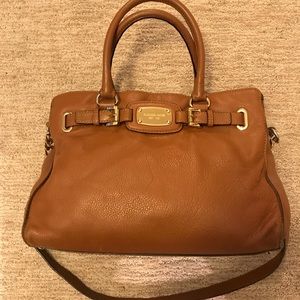 Michael Kors Brown/Cognac satchel handbag purse